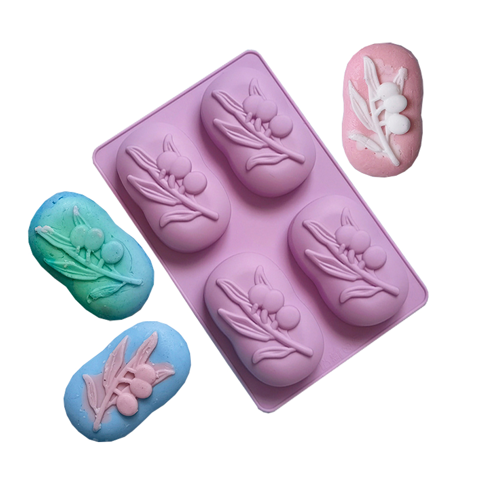 4 Cavities Oval Olive Tree Sil - Candle Supplies In Bulk 评论和价格