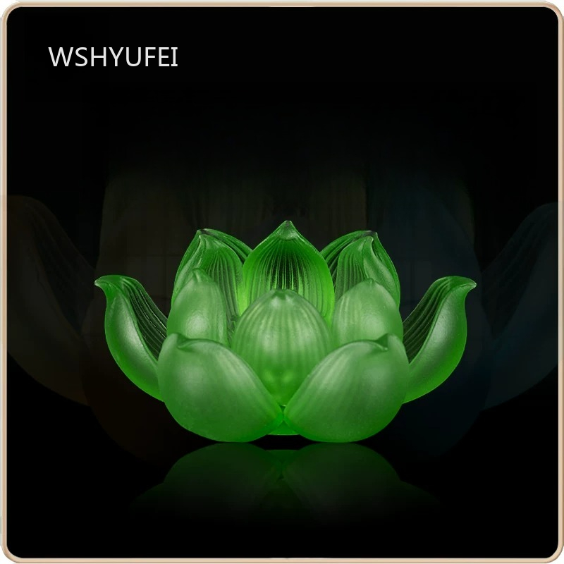 Glass Lotus Candlestick Househ - Candle Glass Supplies 评论和价格