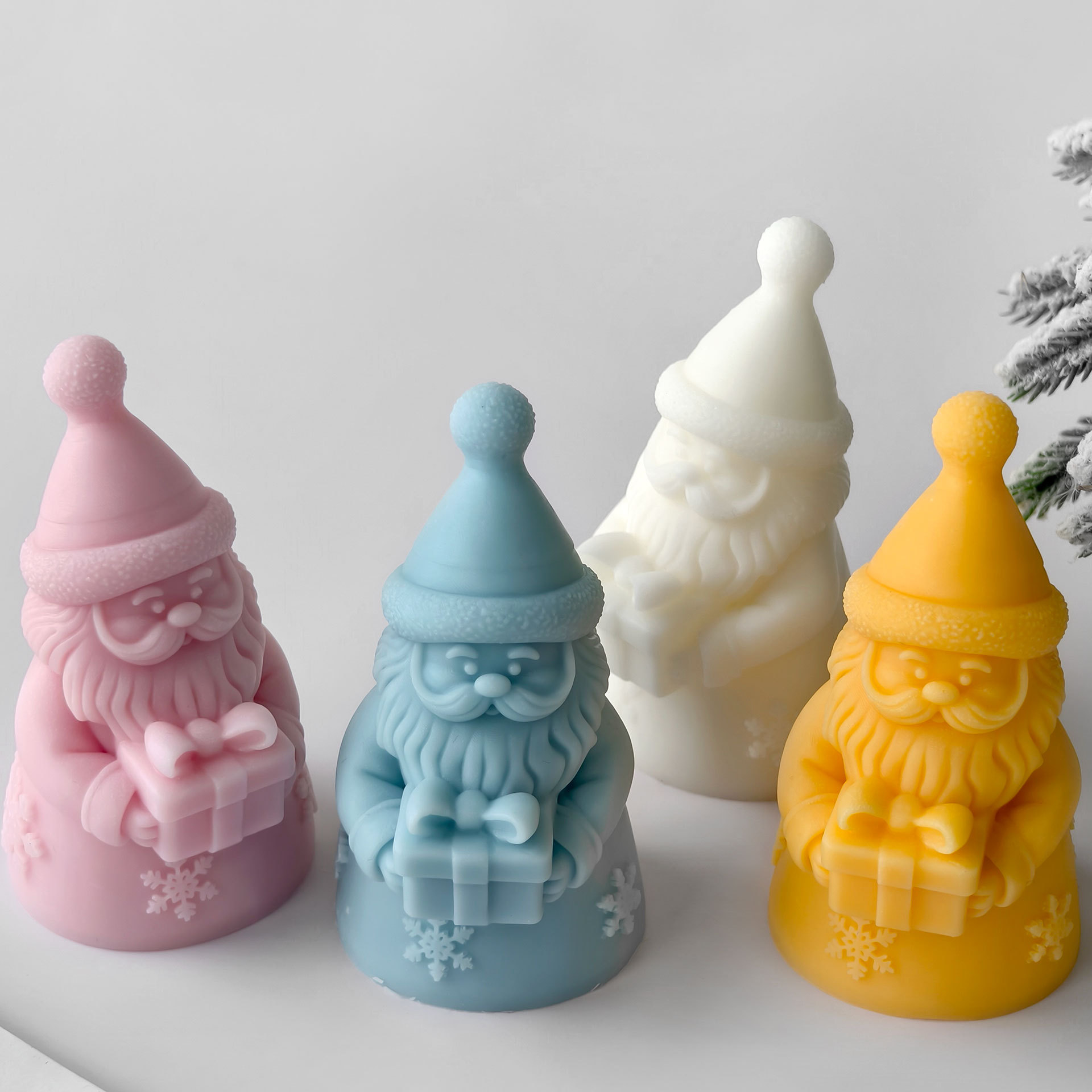 Santa Claus Gift Box Silicone  - Candle Supplies In Bulk 评论和价格