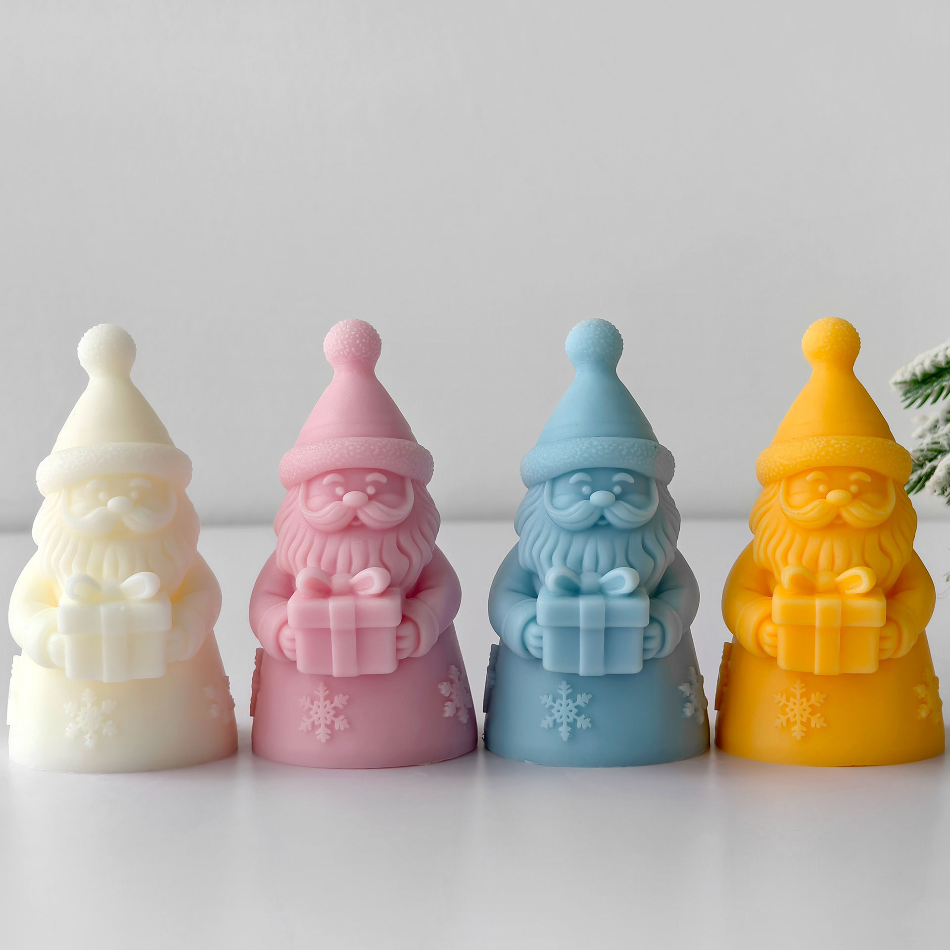 Santa Claus Gift Box Silicone  - Candle Supplies In Bulk 评论和价格