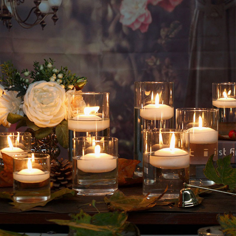 1pcs Clear Cylinder Glass Cand - Candle Glass Supplies 评论和价格