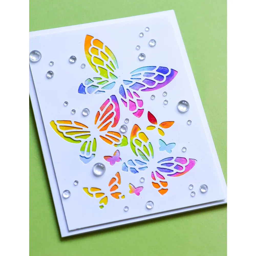 Stained Glass Butterfly Metal  - Candle Glass Supplies 评论和价格