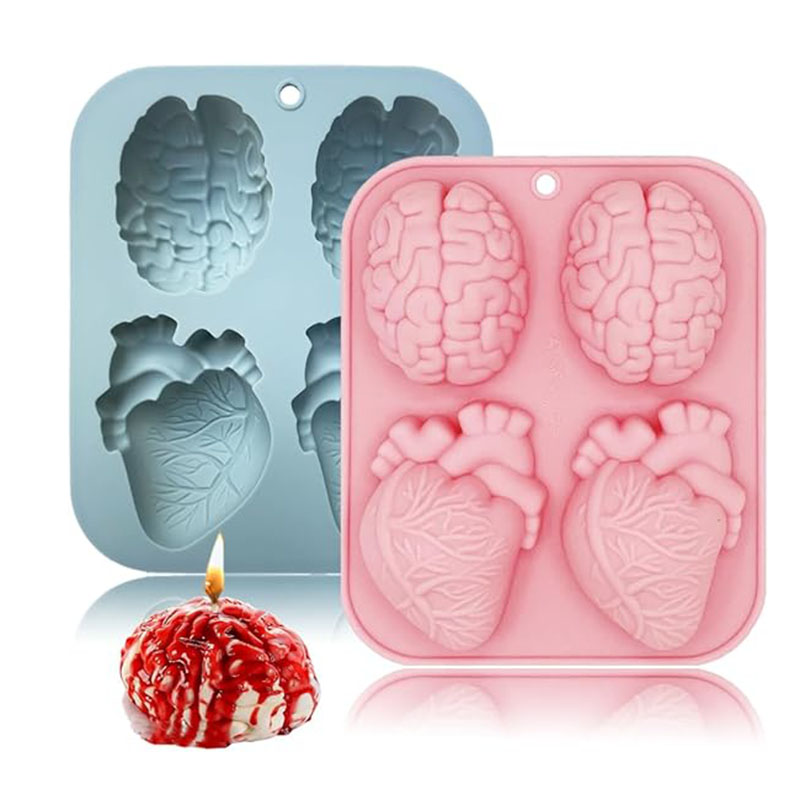 Human Brain And Heart Silicone - Candle Supplies In Bulk 评论和价格