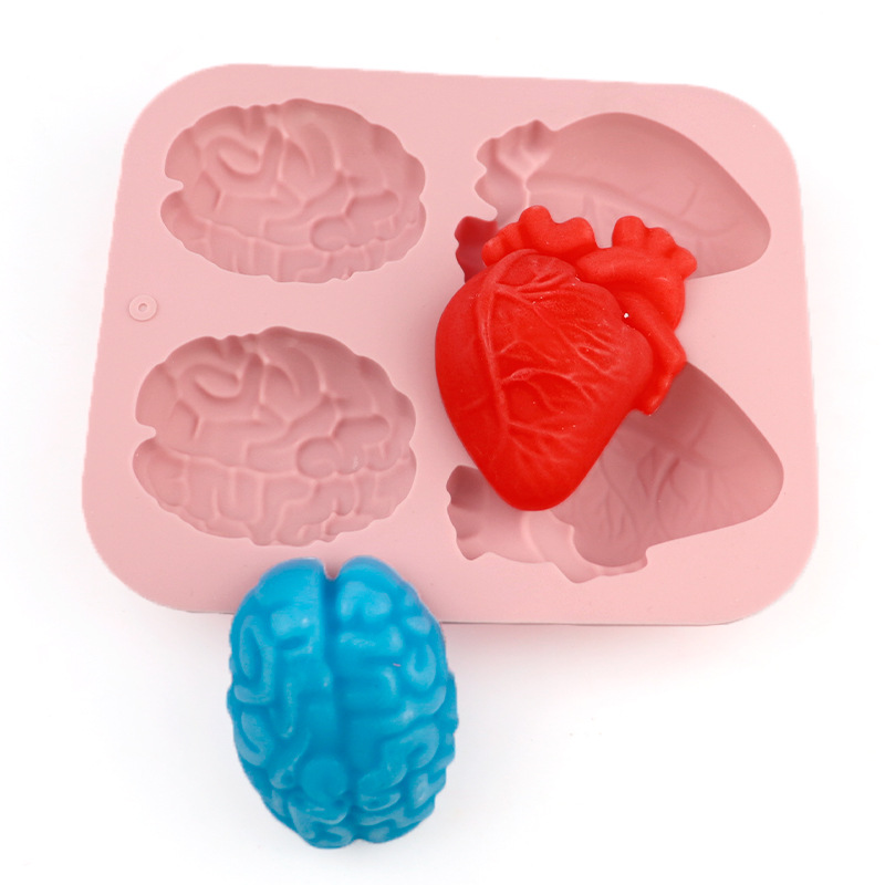 Human Brain And Heart Silicone - Candle Supplies In Bulk 评论和价格