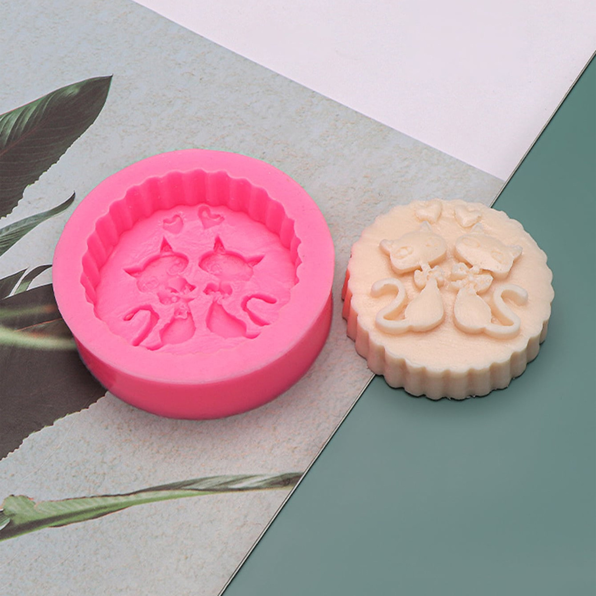 1-Piece Silicone Cat Soap Mold - Candle Supplies In Bulk 评论和价格