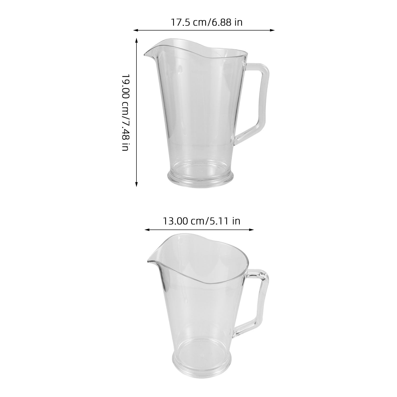 1300Ml Plastic Beer Pitcher Bi - Pour Spout Pitcher 评论和价格