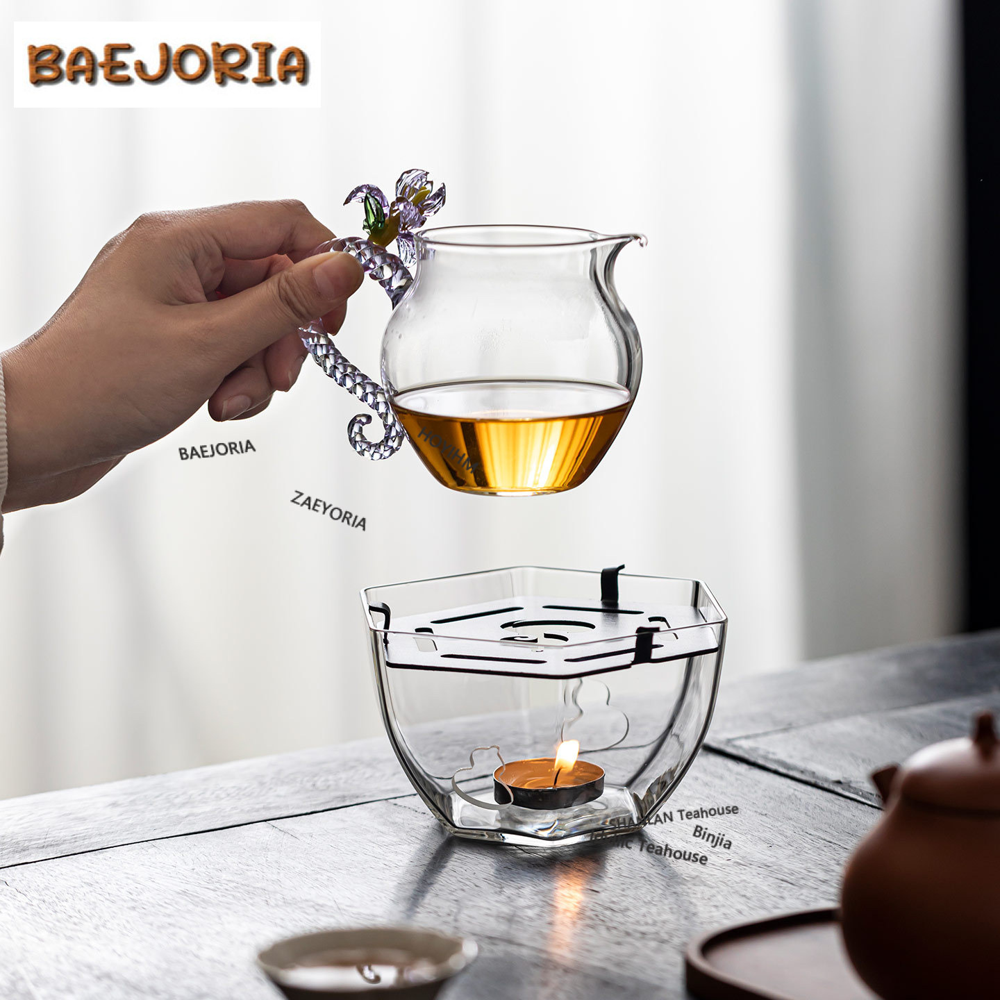 Hexagonal Gourd-shaped Glass T - Candle Glass Supplies 评论和价格