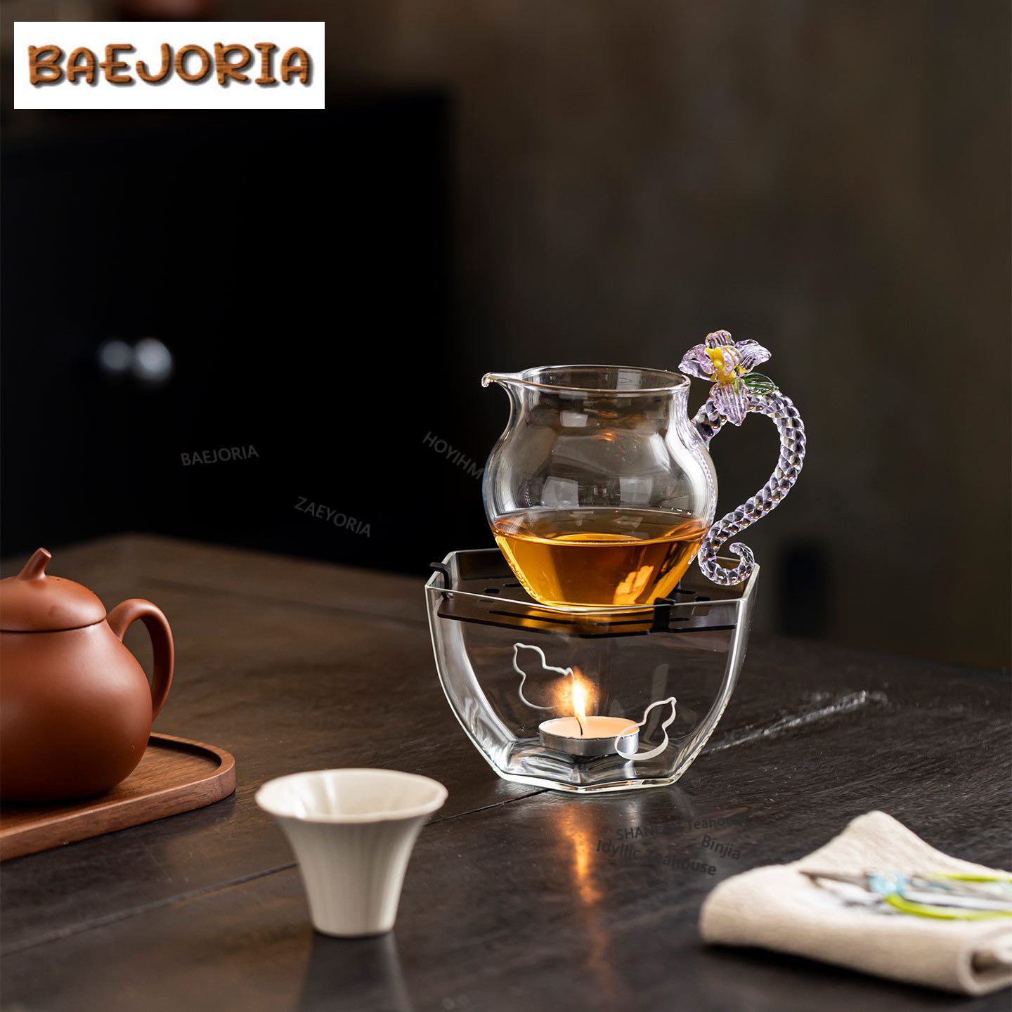 Hexagonal Gourd-shaped Glass T - Candle Glass Supplies 评论和价格