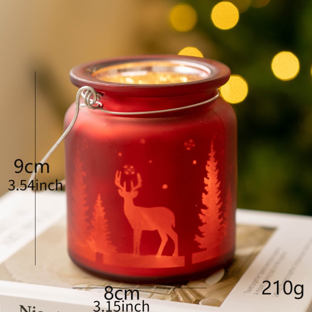 Christmas Electroplated Glass  - Candle Glass Supplies 评论和价格