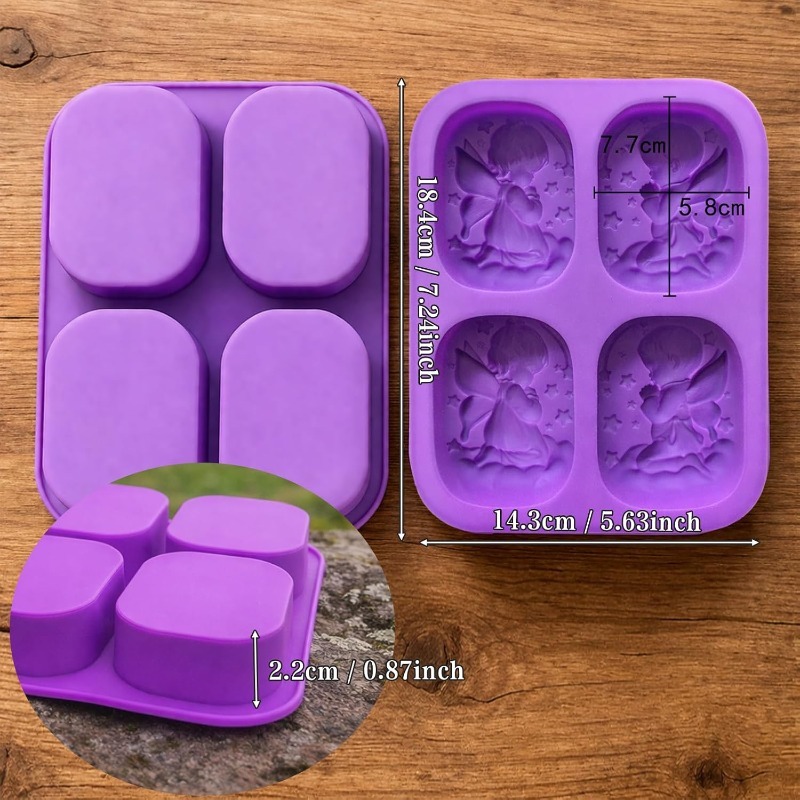 Angel Silicone Mold For Soap M - Candle Supplies In Bulk 评论和价格