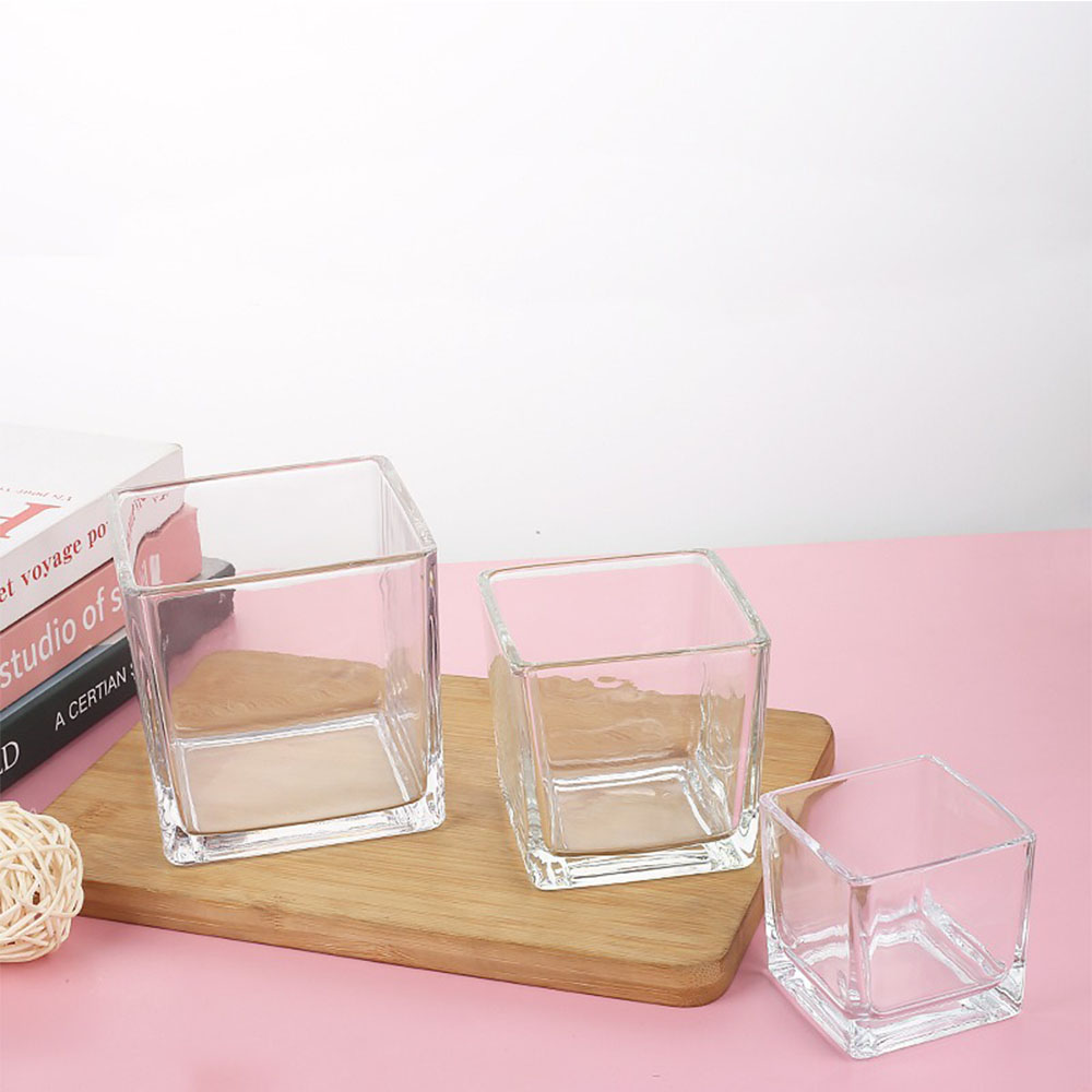Geometry Square Candlestick In - Candle Glass Supplies 评论和价格